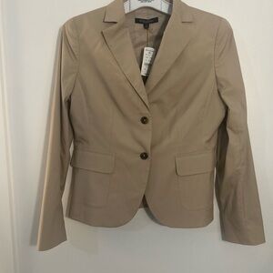 Brooks Brothers Women's Khaki Blazer NWT Milano Fit